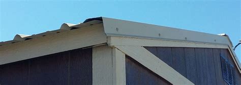 metal trim on house|flat metal trim for sheds.